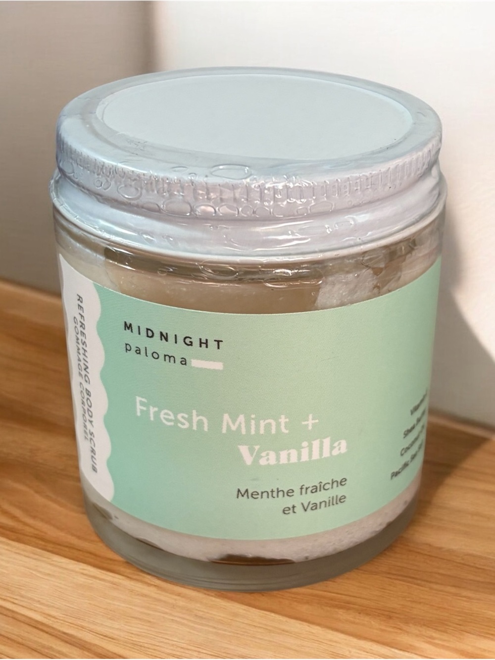 MIDNIGHT PALOMA Fresh Mint & Vanilla Body Scrub